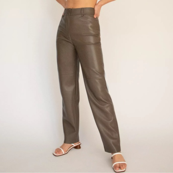 $150 ARITZIA Funk Faux Leather Pants